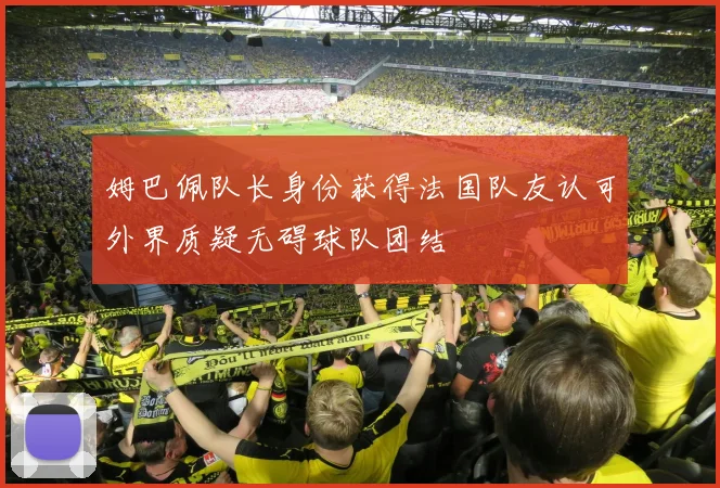 姆巴佩队长身份获得法国队友认可外界质疑无碍球队团结